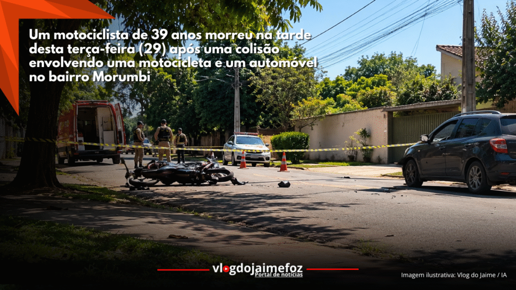 Motociclista morre após colisão entre carro e moto no Morumbi