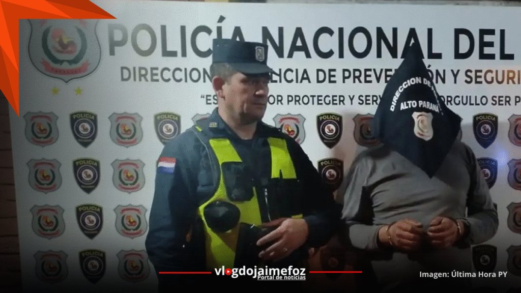 Homem com ordem de captura é preso após ameaças de morte e de incendiar casa em Ciudad del Este