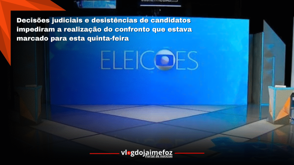 Debate presidencial da Globo é cancelado na reta final da eleição