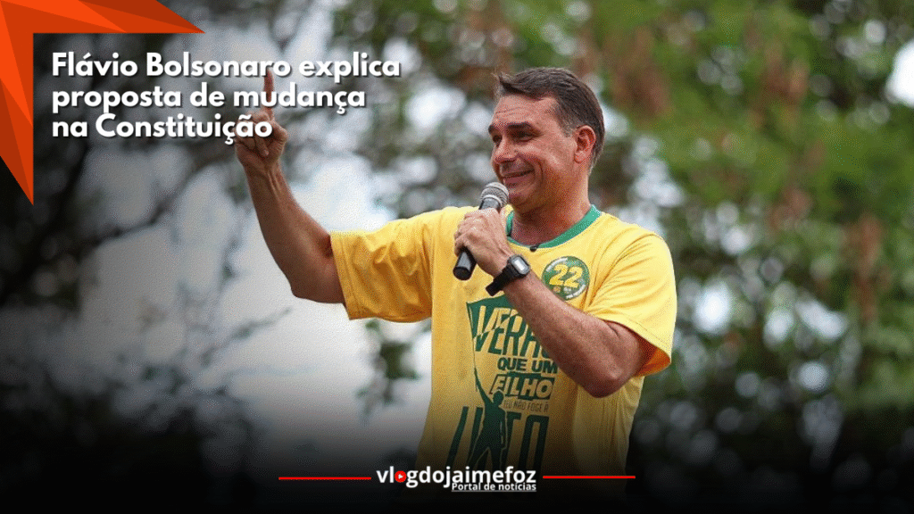 Flávio Bolsonaro detalha mudanças que pretende fazer na Constituição