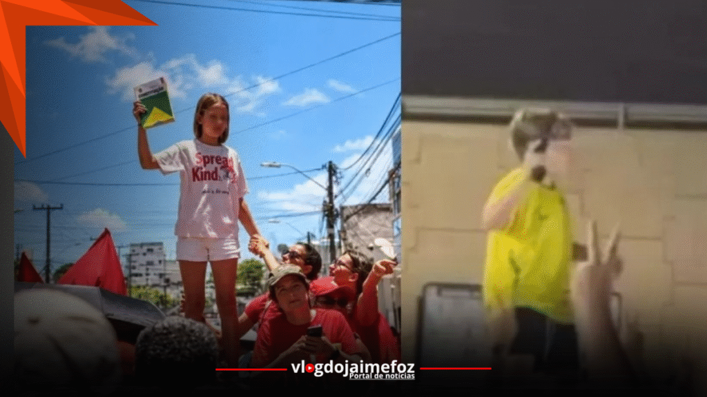 Foto de menina com Constituição viraliza e provoca debate político nas redes