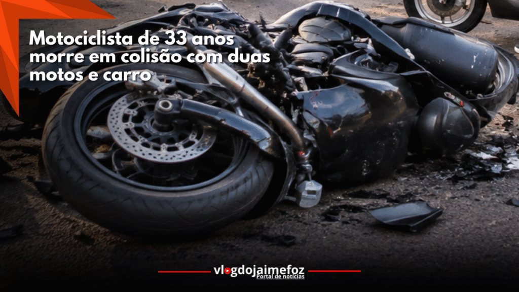 Motociclista morre após colisão envolvendo duas motos e carro no Porto Meira